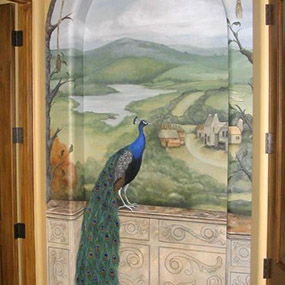6 x 12' tromp l' oeil window. Scottsdale, AZ