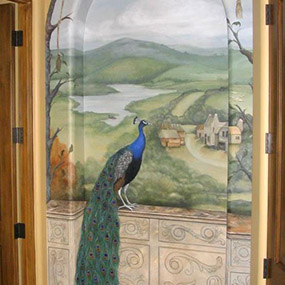 6 x 12' tromp l' oeil window. Scottsdale, AZ